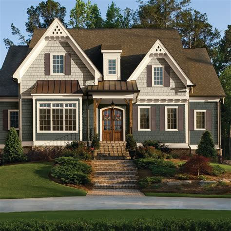 how many brown tone house have gray metal roofs|siding colors for brown roof.